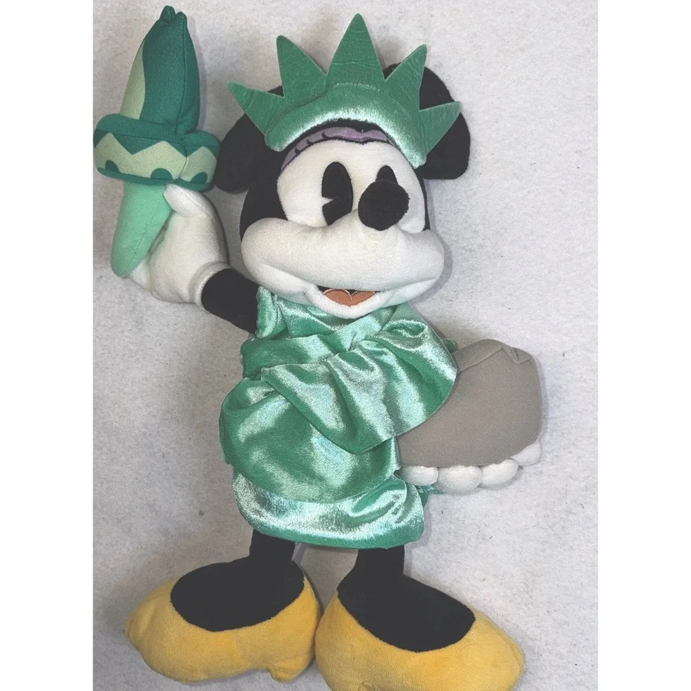 Disney Store Minnie Mouse Statue of Liberty Plush 16